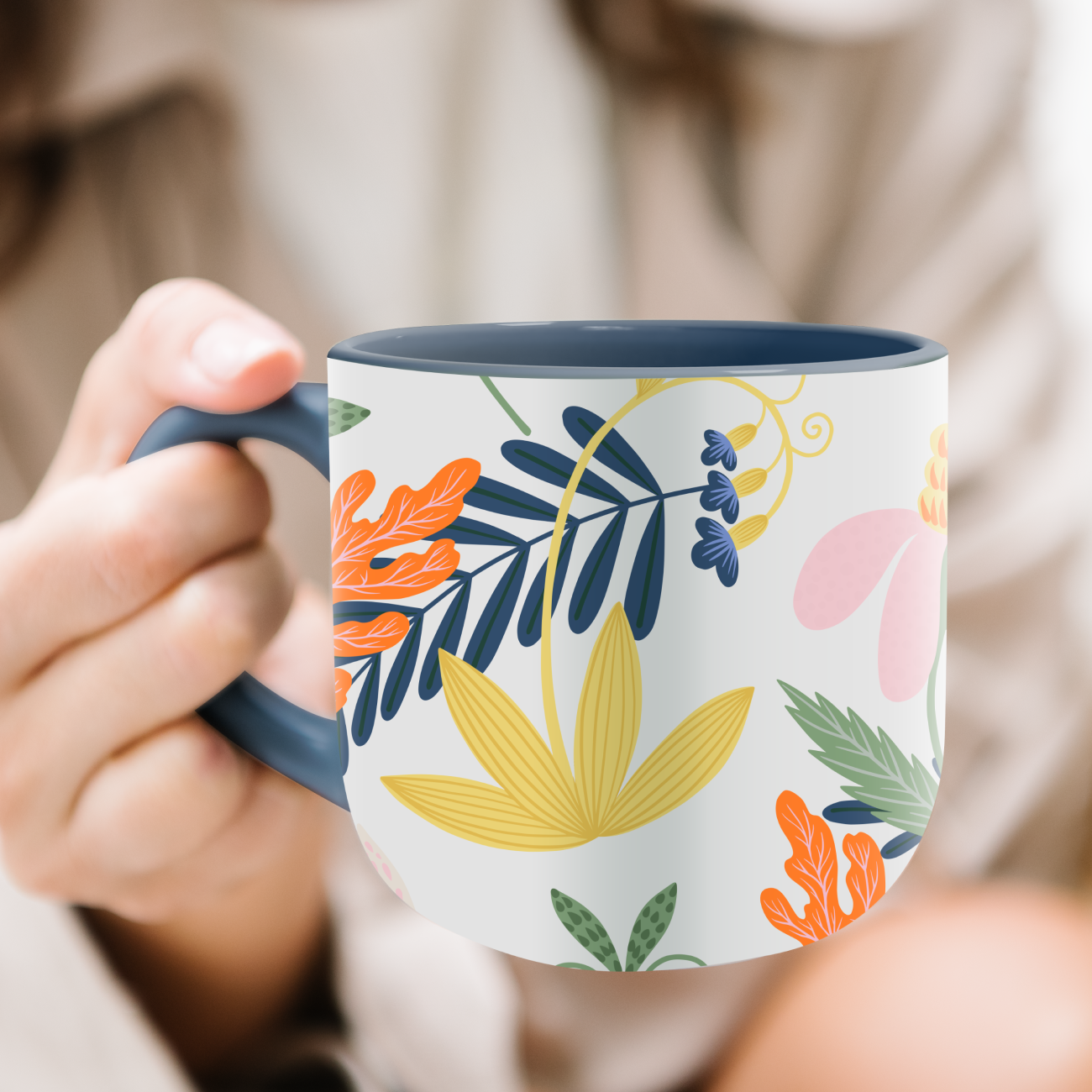 Flora Canva Mug