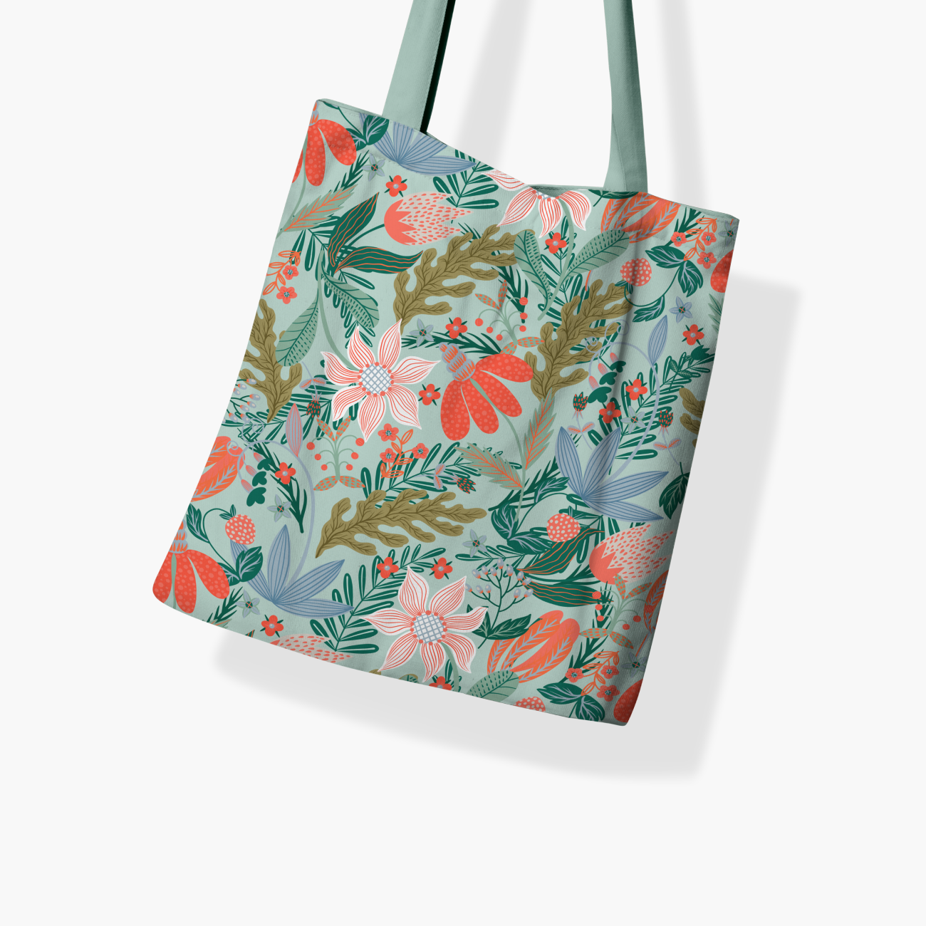 Flora Laguna Tote Bag