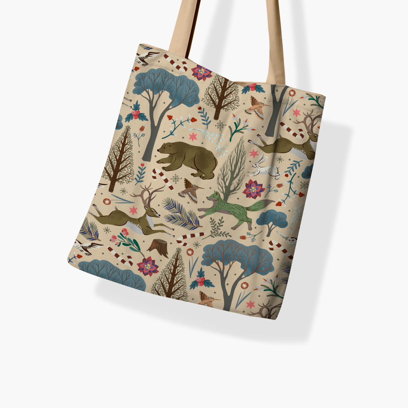 Animal Mingle Tote Bag