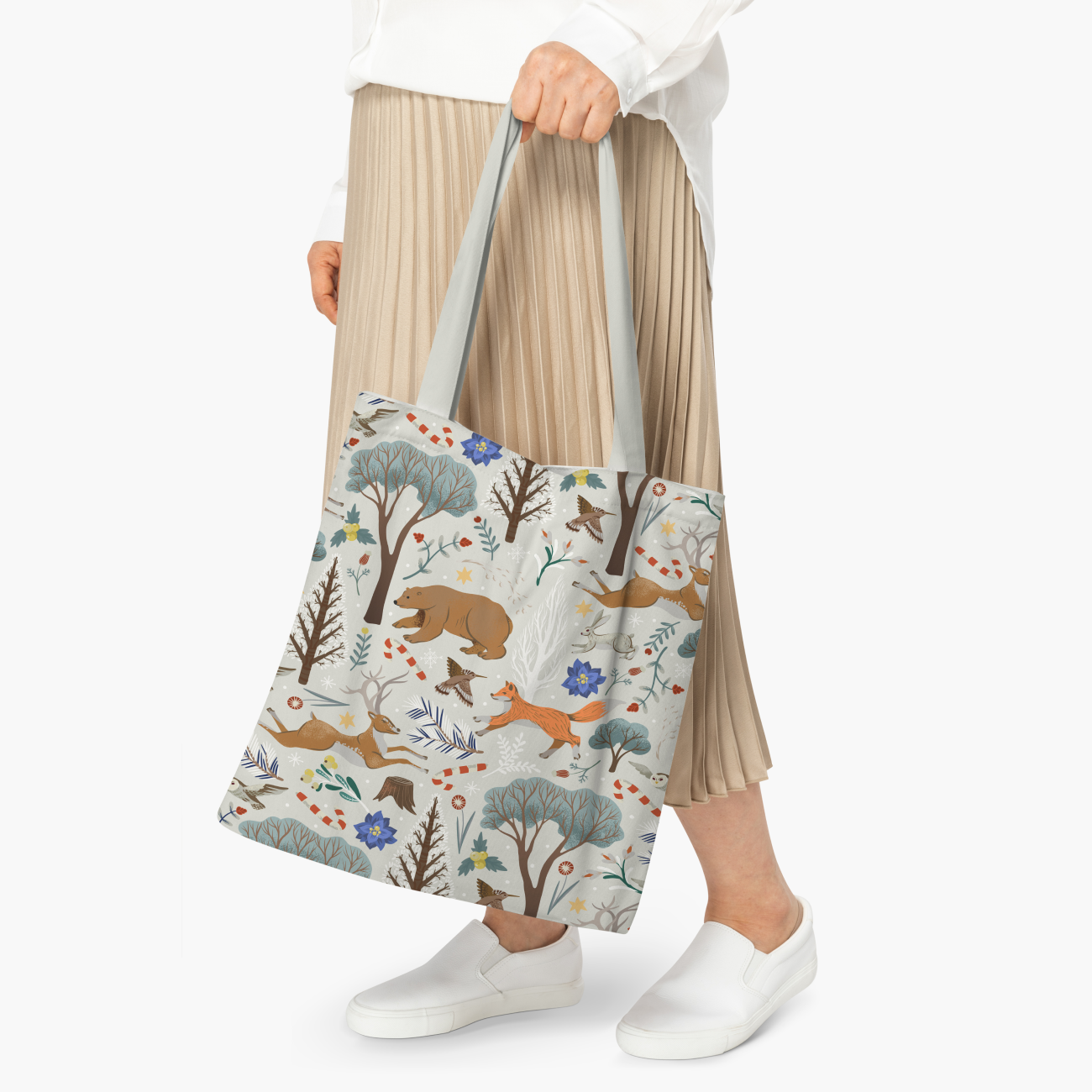 Animal Mingle Tote Bag